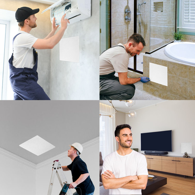 Morvat 12x12 Spring Access Panel for Drywall & Ceiling, 4 Pack